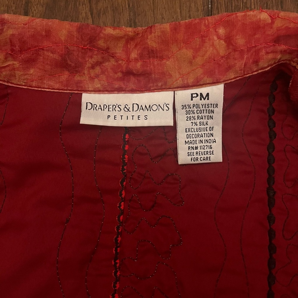 Boho Quilted Patchwork Jacket Draper’s & Damon’s … - image 8